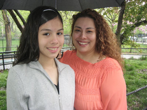 Maribel and her daughter Yessenia